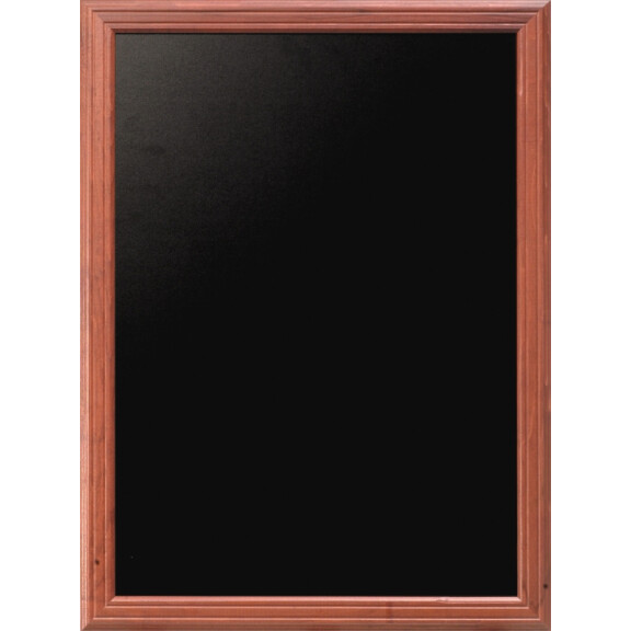 Tablica menu w ramie z drewna w kolorze mahoniowym 600x500 mm | CONTACTO, 7682/060