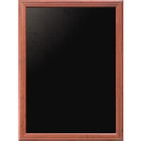 Tablica menu w ramie z drewna w kolorze mahoniowym 1000x800 mm | CONTACTO, 7682/100