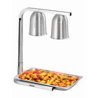Mostek grzewczy, lampa grzewcza na podczerwień, GN1/1, 0-70 °C, 620x425x358 mm | BARTSCHER, I2WL552 1/1