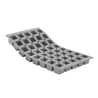 Silikonowa mata do ciastek 30x17,6 cm, 40 mini sześcianów 25x25x25 mm | DE BUYER, Elastomoule