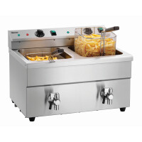 Frytownica indukcyjna podwójna 2x 8 l, 580x575x415 mm | BARTSCHER, 2x8L Plus