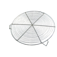 Okrągły ruszt ze stali nierdzewnej z nóżkami 28 cm | DE BUYER, D-0237-28