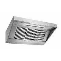 Okap ścienny ze stali nierdzewnej z silnikiem 1500x700x450 mm | BARTSCHER, 257150