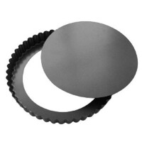 Forma stalowa do ciasta, tarty z ruchomym dnem, okrągła 23 cm | DE BUYER, D-4706-24