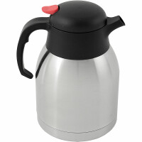 Termos stalowy z przyciskiem 1,5 l | STALGAST, 382150