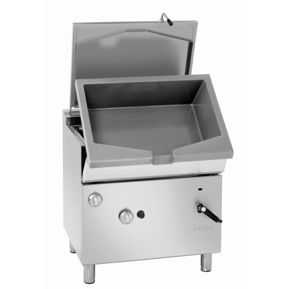 Patelnia uchylna gazowa 60 l, przechył ręczny, 800x700x850 mm | BARTSCHER, 700 G51LHK