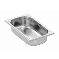 Pojemnik GN 1/4, 65 mm ze stali nierdzewnej, 265x162x65 mm | BARTSCHER, Basic Line