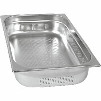 Pojemnik nierdzewny GN 1/1, perforowany 150 mm | STALGAST, Standard