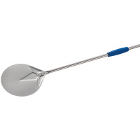 Łopata do obracania pizzy o średnicy 23 cm, długość: 120 cm | GI.METAL, Azzurra
