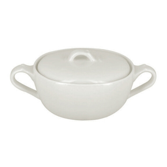 Waza z pokrywką o pojemności 2300 ml, biała porcelana | RAK, Anna