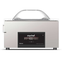 Pakowarka próżniowa komorowa, nastawna, listwa 455 + 455 mm, pompa busch 20 m3/h, 1,5 kW, 620x626x453 mm | MYCHEF, iSENSOR L, TIL2B2E2