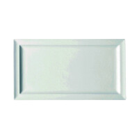 Talerz płaski - prostokątny 33x23 cm, biała porcelana | RAK, Classic Gourmet