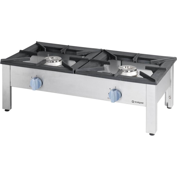 Taboret gazowy podwójny 2x9 kW - propan-butan | STALGAST, 773013