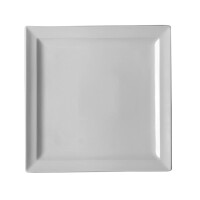 Talerz płaski – kwadratowy 24x24 cm, biała porcelana | RAK, Classic Gourmet
