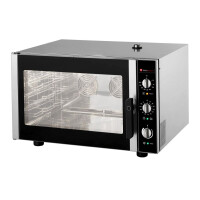 Piec konwekcyjno-parowy, 4x 600x400mm, 4x GN1/1, sterowanie manualne | RESTO QUALITY, VS DA 004E