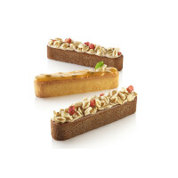 Forma silikonowa 600x400 mm SQ078 Fashion Cake, 32x 80 ml, 130x25x25 mm | SILIKOMART, 60x40 Sessanta Quaranta