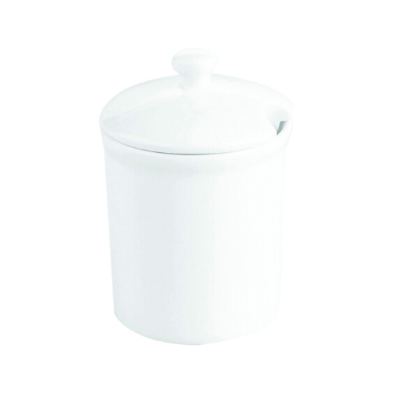 Białe naczynie z pokrywą do sosu 120 ml | RAK, Small & Smart