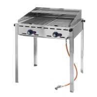 Grill dwupalnikowy Green Fire 74x61,2x82,5 cm | HENDI, 149508