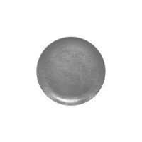 Talerz płaski okrągły 27 cm, szara porcelana | RAK, Shale