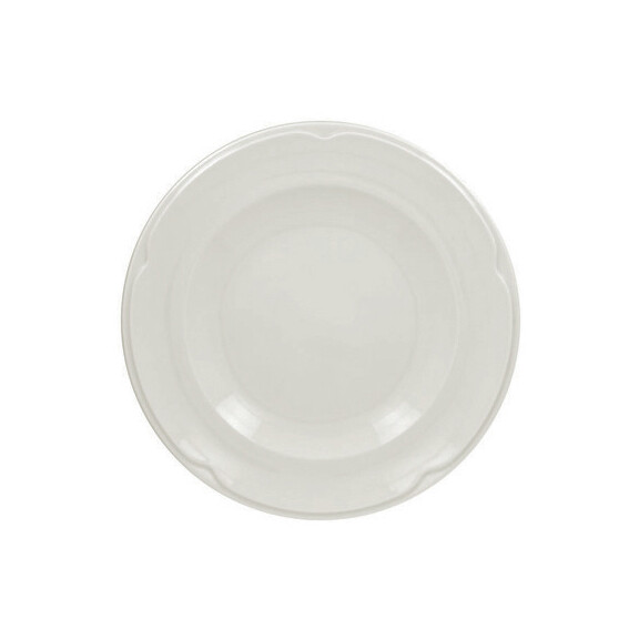 Talerz płaski o średnicy 29 cm, biała porcelana | RAK, Anna