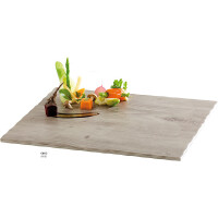 Taca z melaminy imitująca drewno GN 1/3 | APS, Driftwood
