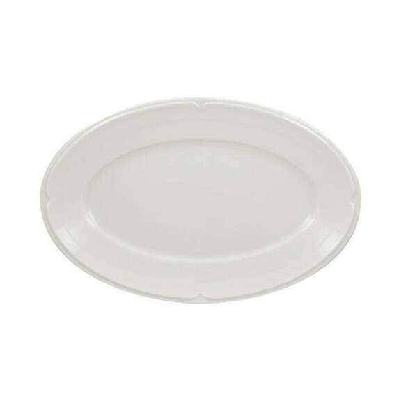 Półmisek owalny 38x24,5 cm, biała porcelana  | RAK, Anna