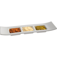 Naczynie z melaminy na przystawki 29x9x3 cm | APS, Casual