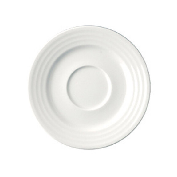 Spodek o średnicy 17 cm do bulionówki 300 ml, biała porcelana  | RAK, Rondo