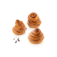 Silikonowa forma na okrągłe ciastka 6x 85x20 mm | SILIKOMART, Air Plus 14 Round