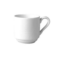 Filiżanka wysoka (sztaplowana) o pojemności 200 ml, biała porcelana | RAK, Rondo