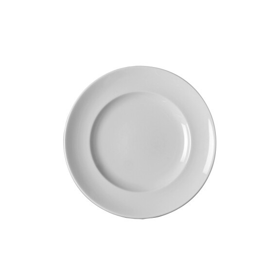 Talerz płaski - okrągły o średnicy 17 cm, biała porcelana  | RAK, Classic Gourmet