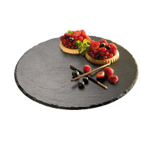 Taca do serwowania z łupka, obrotowa o średnicy 32 cm | APS, 00975