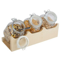 Zestaw do serwowania musli, 43x17 cm, klon | APS, Good Morning