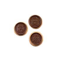 Zestaw do herbatników - Boże Narodzenie, ø57x5 mm - CKC02 Cookie Xmas Slim | SILIKOMART, EasyChoc