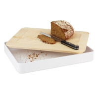Deska do krojenia z naturalnego drewna 43,5 x 32,5 x 2 cm | APS, Focus
