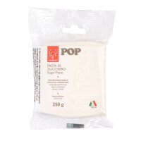 Masa cukrowa, azo-free, biały, 250 g | MODECOR, 25322