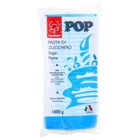 Masa cukrowa, azo-free, jasno-niebieski, 1 kg | MODECOR, 25473
