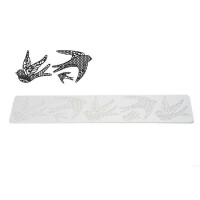 Mata silikonowa do koronek, ptaki 80x400x1,8 mm | SILIKOMART, TRD13 Birds