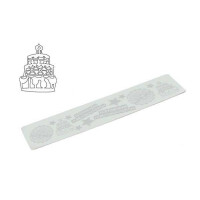 Mata silikonowa do koronek, urodziny 80x400x1,8 mm | SILIKOMART, TRD16 Happy Birthday