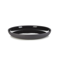 Talerz głęboki 27 cm, czarny, wnętrze: czarne | REVOL, Solid