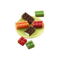 Forma do pralin i czekoladek - klocki, 10x 90x45x28 mm, 100 ml - SF213 Choco Block | SILIKOMART, EasyChoc
