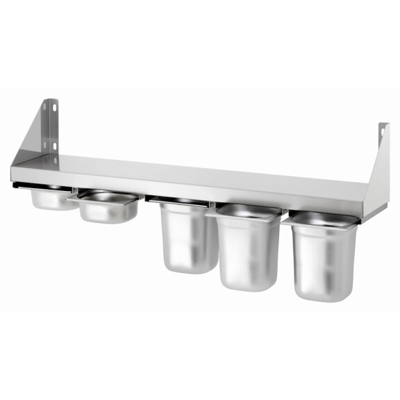 Półka na przyprawy 5xGN 1/6, 1000x200x150 mm | BARTSCHER, 389100