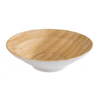 Miska z melaminy imitującej bambus o średnicy 30,5 cm | APS, Bamboo