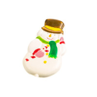 Forma do czekolady - bałwan, 2x 120x117x27 mm - 904236 Pupazzo Di Neve Su Stecco | SILIKOMART, EasyChoc