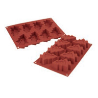 Forma silikonowa SF108 PINO – 8 x choinka 81 ml | SILIKOMART, Classic Premium