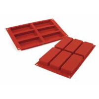 Forma silikonowa SF128 SLIM prostokąty 120x45x20 mm | SILIKOMART, Classic Premium