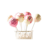 Zestaw 2 form na ciastka, lizaki, czekoladki 16 wnęk 30 mm + 36 patyczków - WONDER POPS | SILIKOMART, Cake Design