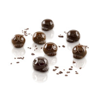 Forma do pralin i czekoladek - czaszki, 12x 10 ml - SCG055 Amleto | SILIKOMART, EasyChoc 3D Choco