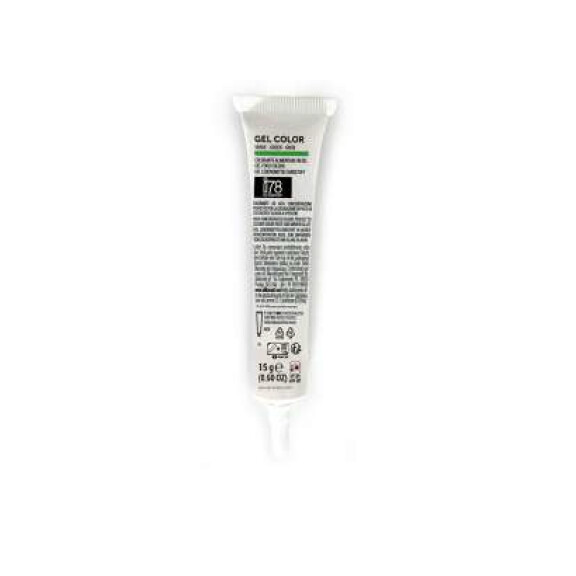 Barwnik spożywczy w żelu, zielony, 15 g | SILIKOMART, i78 Colorants