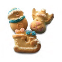 Forma silikonowa na ciastka i desery SF137 FUNNY CHRISTMAS – 6 gniazd | SILIKOMART, Christmas inspiration
